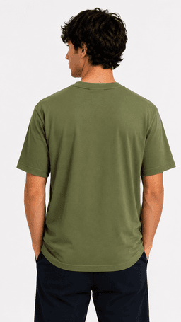 Loro Piana Men's Master Quality Cotton T-Shirt - Green (XL) — photo 2
