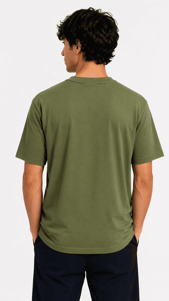 Loro Piana Men's Master Quality Cotton T-Shirt - Green (XL) — photo 2