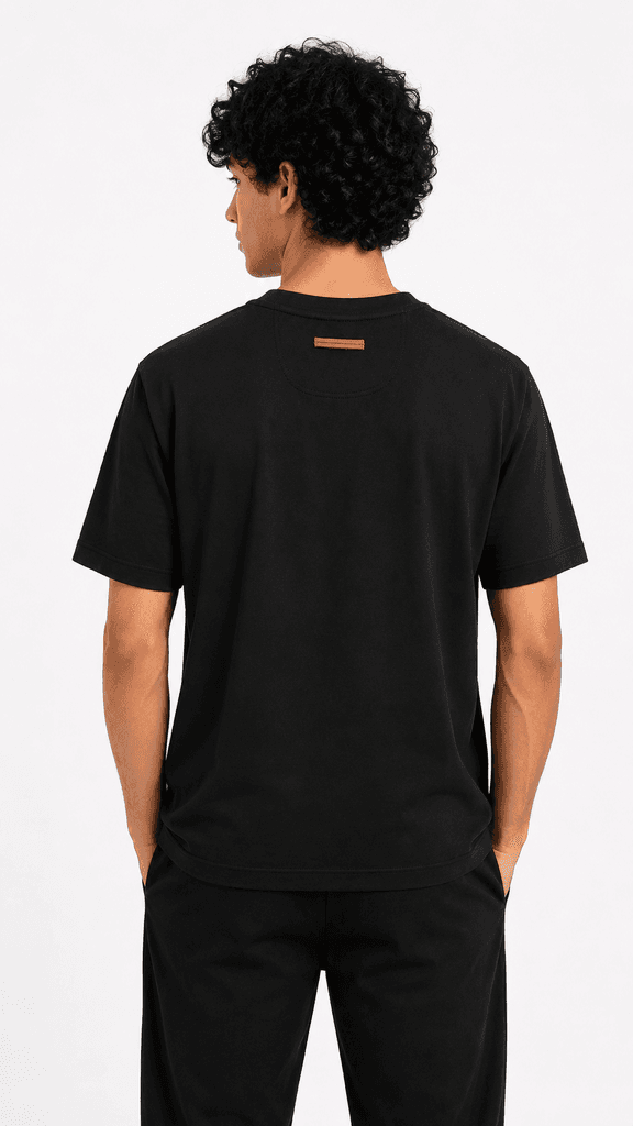 Zegna Premium Men's Cotton T-Shirt - Master Quality Luxury Essential - Black (XL) 1