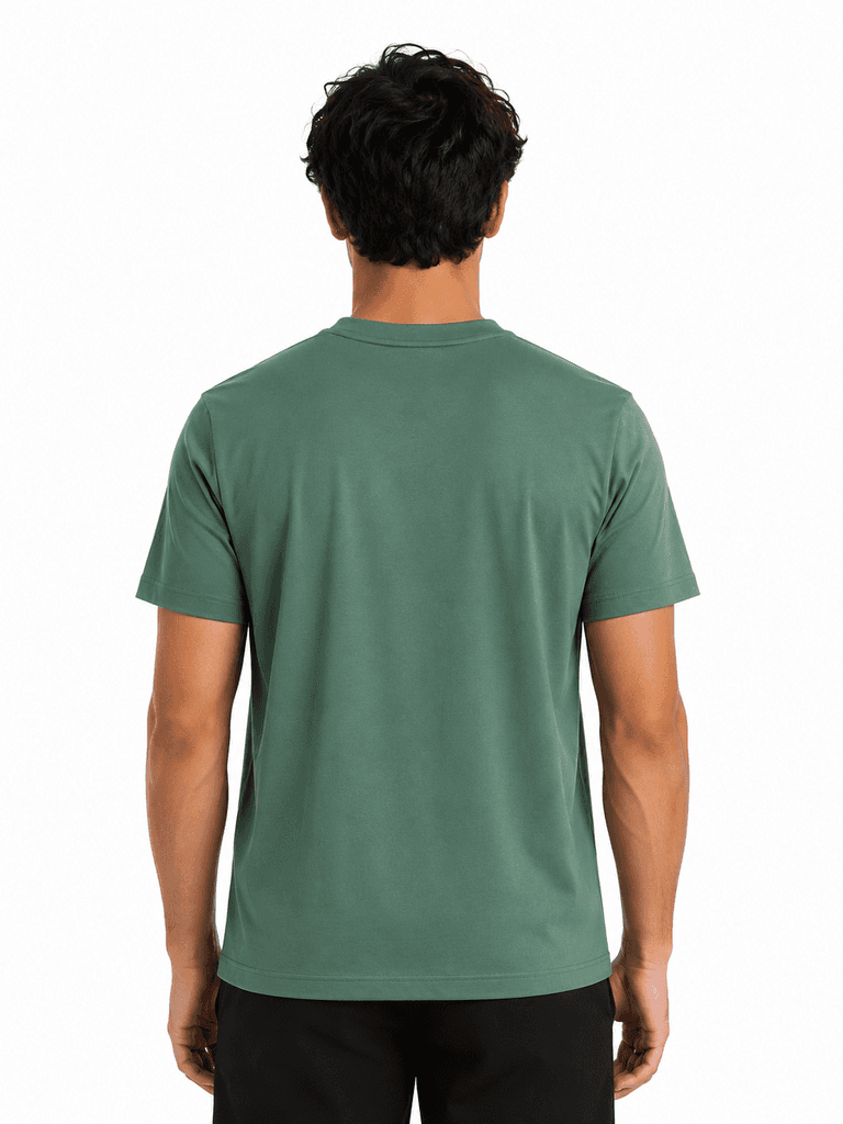 Emporio Armani Men's Premium Cotton T-Shirt - Light Green (XL) 2