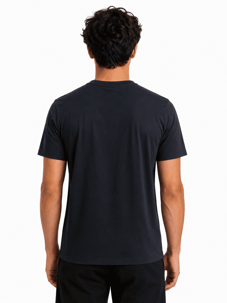 Emporio Armani Men's Premium Cotton T-Shirt - Navy Blue (XL) 2