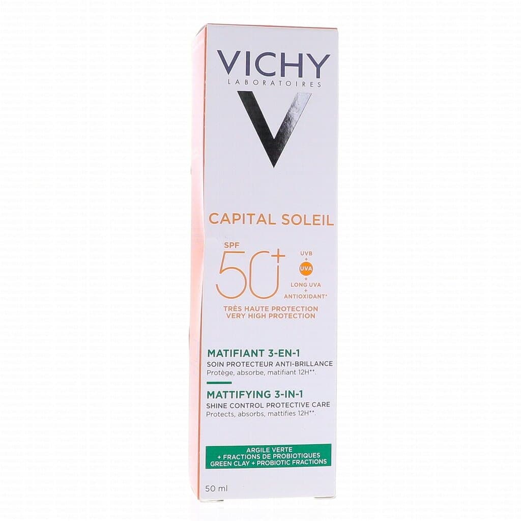 Vichy Capital Soleil Mattifying 3-in-1 SPF 50+ Sunscreen for Oily Skin - 50ml (Other) 1