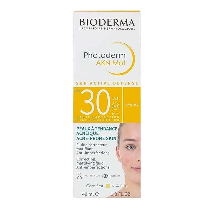 Bioderma Photoderm AKN Mat SPF 30 Anti-Blemish Mattifying Sunscreen - 40ml (Other) 1