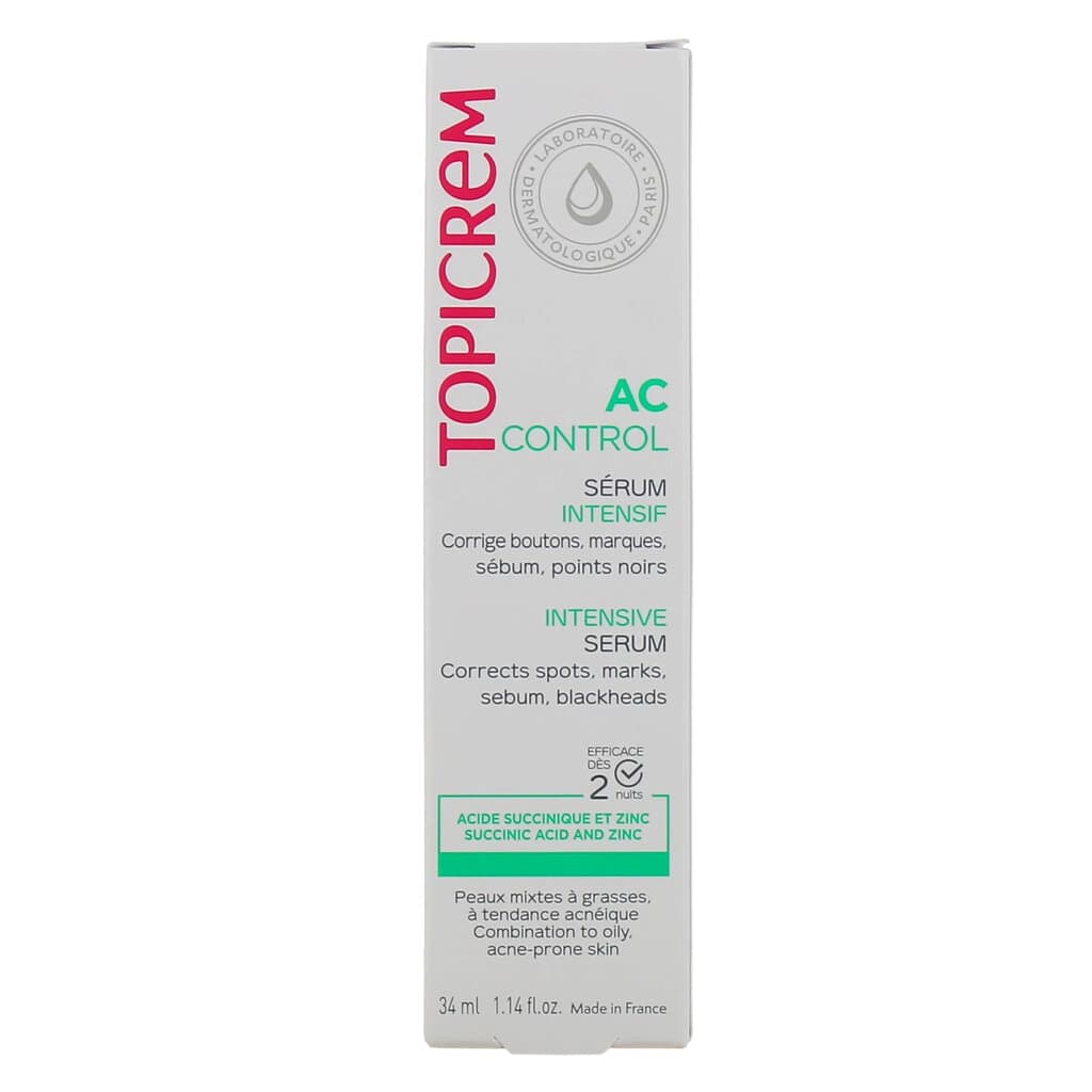 Topicrem AC Control Compensating Moisturizing Cream - 40ml Soothing Repair for Acne-Prone Skin (Other) 2