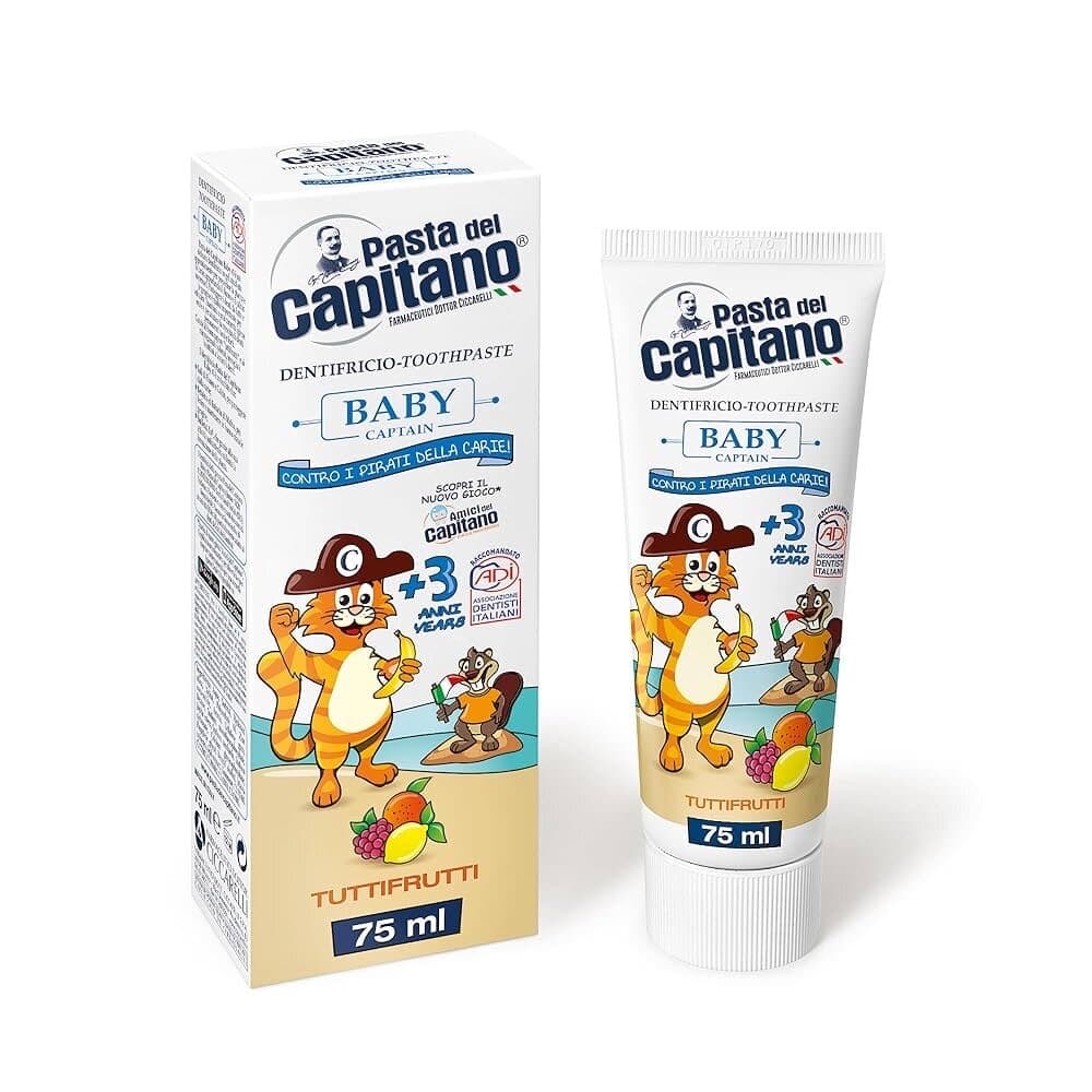 Pasta del Capitano Baby Toothpaste - Tutti-frutti Gel for Kids 3+ (75ml) - Other 1