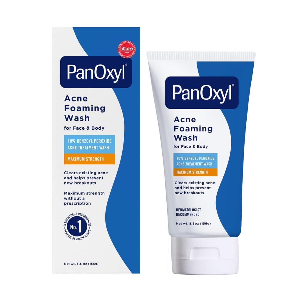 PanOxyl Maximum Strength Acne Foaming Wash with 10% Benzoyl Peroxide, 156g - Other 1