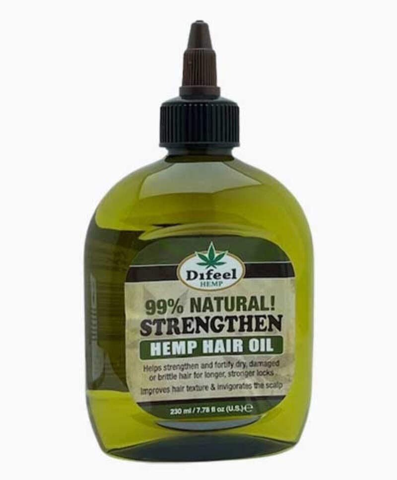 Difeel Hemp 99% Natural Strengthen Hair Oil (Other) - Fortifying Treatment, 230ml 1