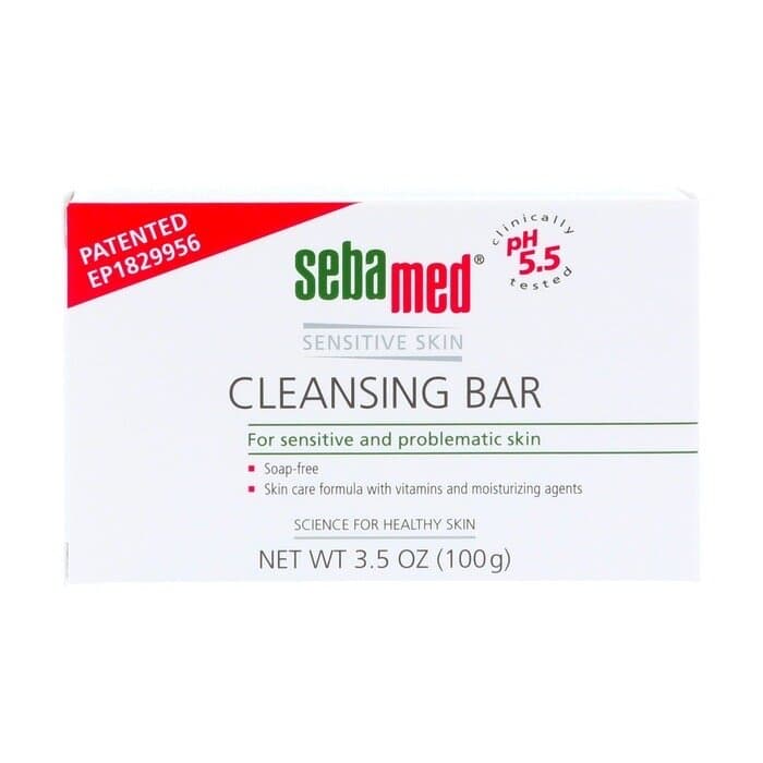 Sebamed Sensitive Skin Cleansing Bar - Soap-Free pH 5.5 Face and Body Wash (Other) 1