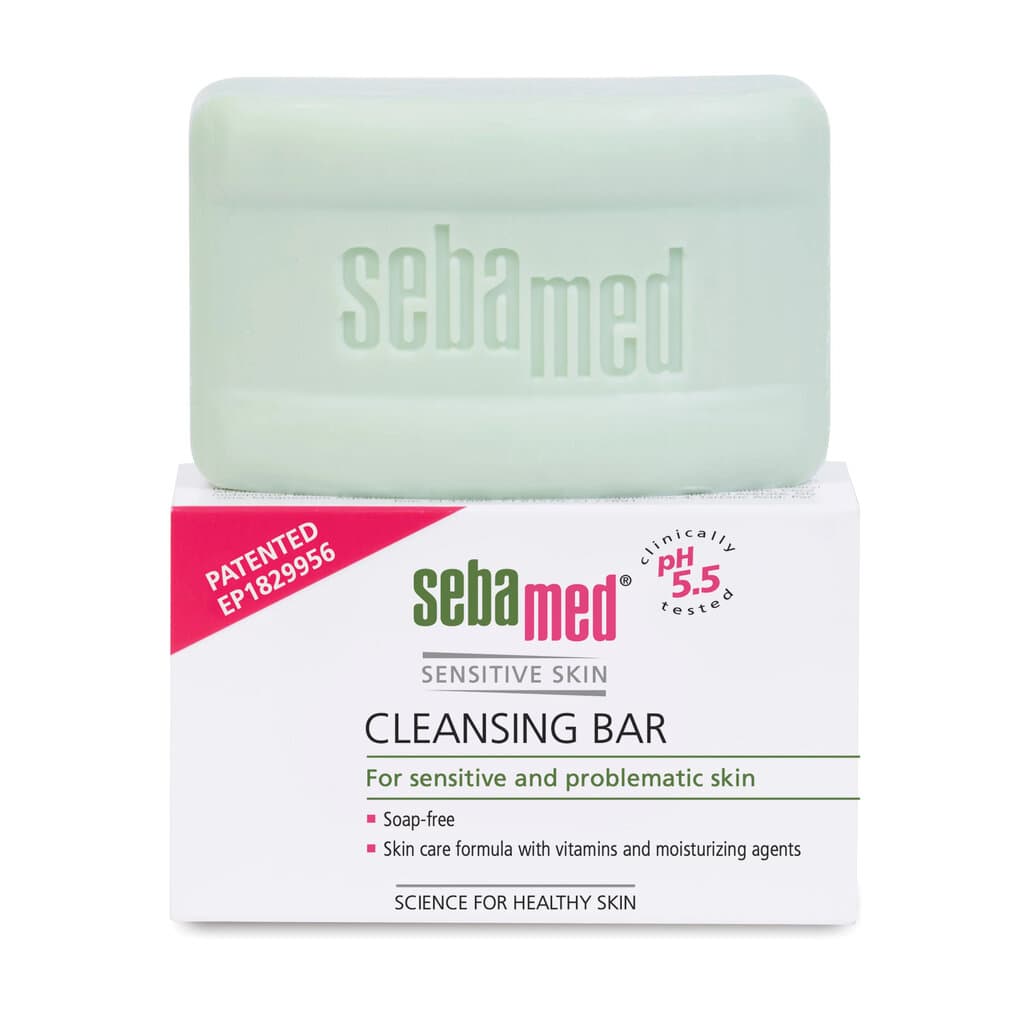 Sebamed Sensitive Skin Cleansing Bar - Soap-Free pH 5.5 Face and Body Wash (Other) 2