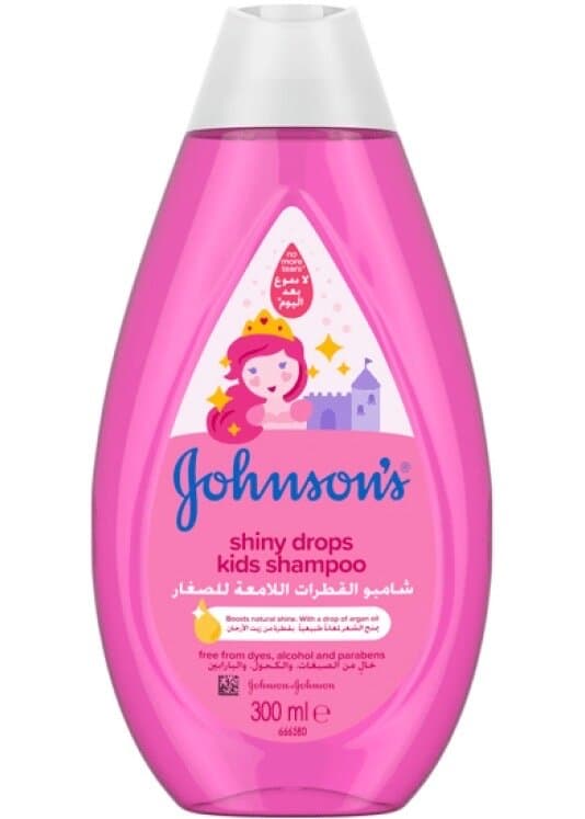 JOHNSON’S Shiny Drops Kids Shampoo with Argan Oil (300ml) - Other