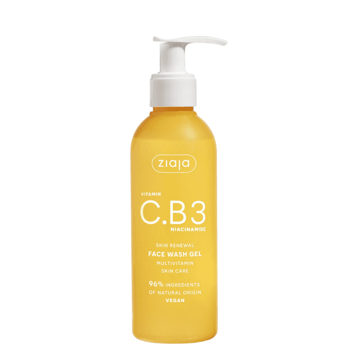 Ziaja Vitamin C.B3 Niacinamide Face Wash Gel (190ml) 1