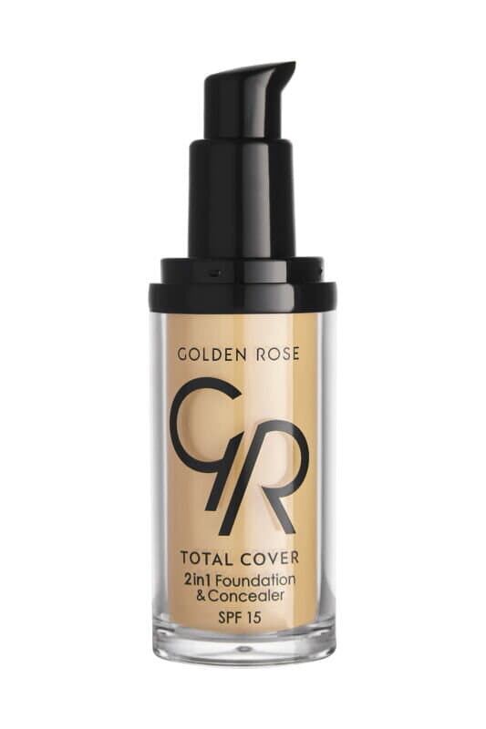 Golden Rose Total Cover 2In1 Foundation&Concealer (No: 03) 2