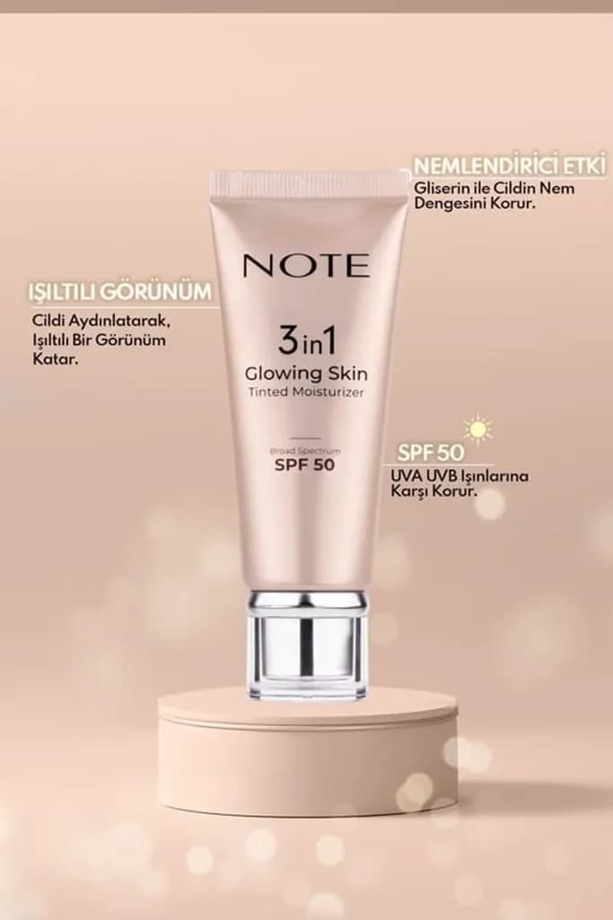 NOTE 3 In 1 Glowing Skin Tinted Moisturizer 3