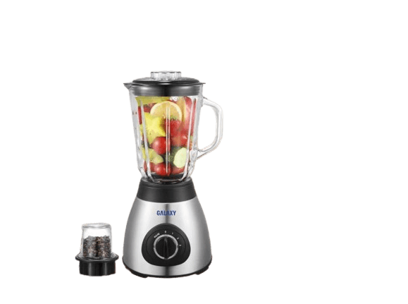 Galaxy Glass Blender with Grinder 1.5L 800W – Silver 1