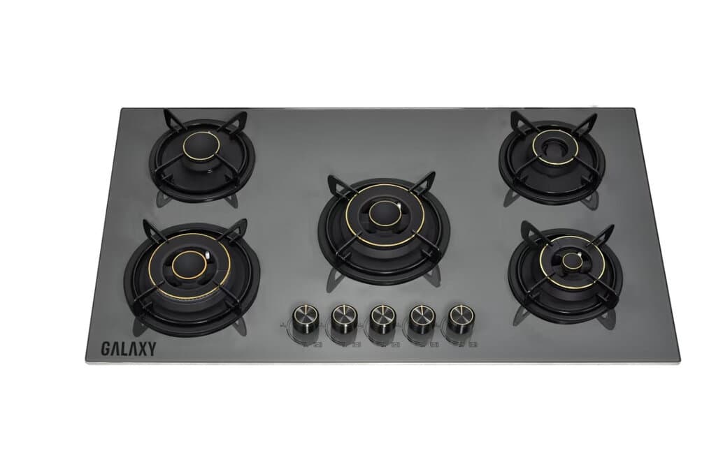 Galaxy Built-in Gas Cooker 90cm 5 Burners – Grey 1