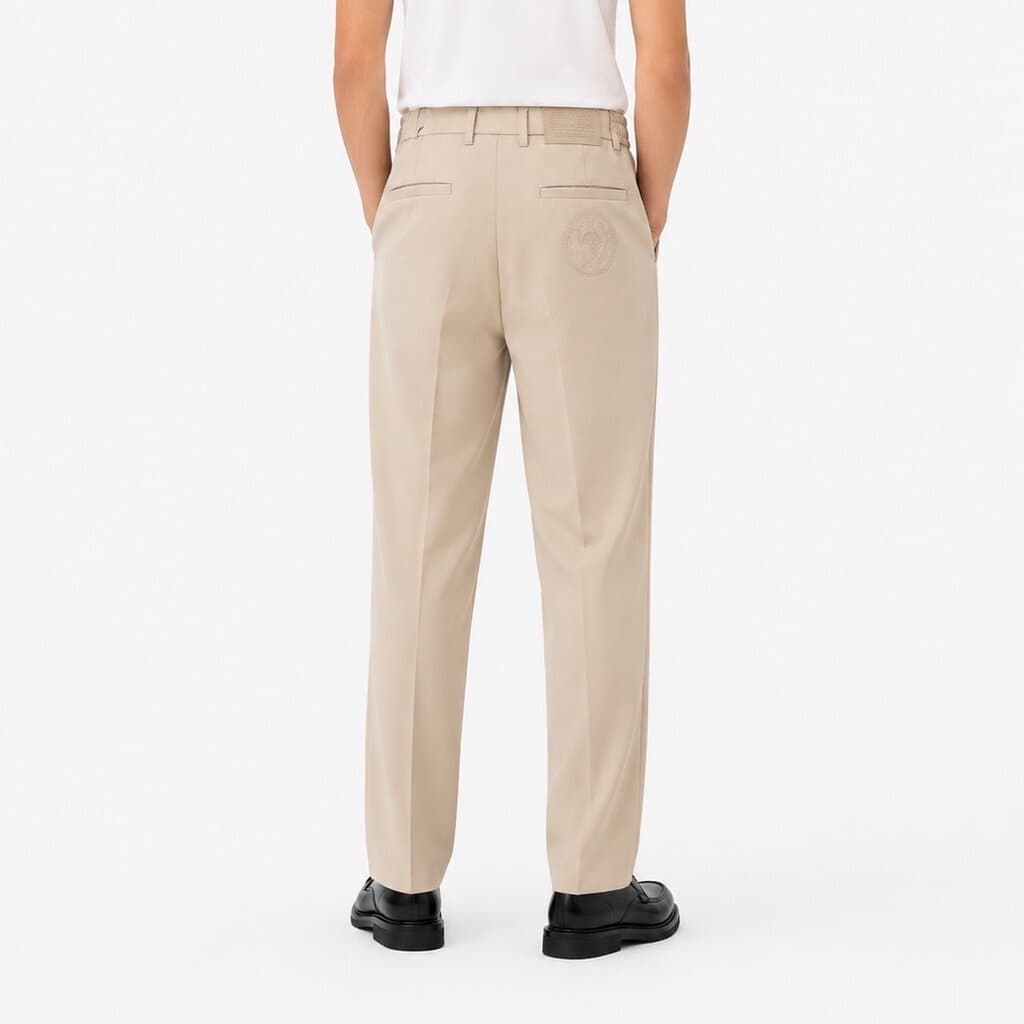 STEFANO RICCI Premium Men's Formal Trousers - Beige (Size 30) 2