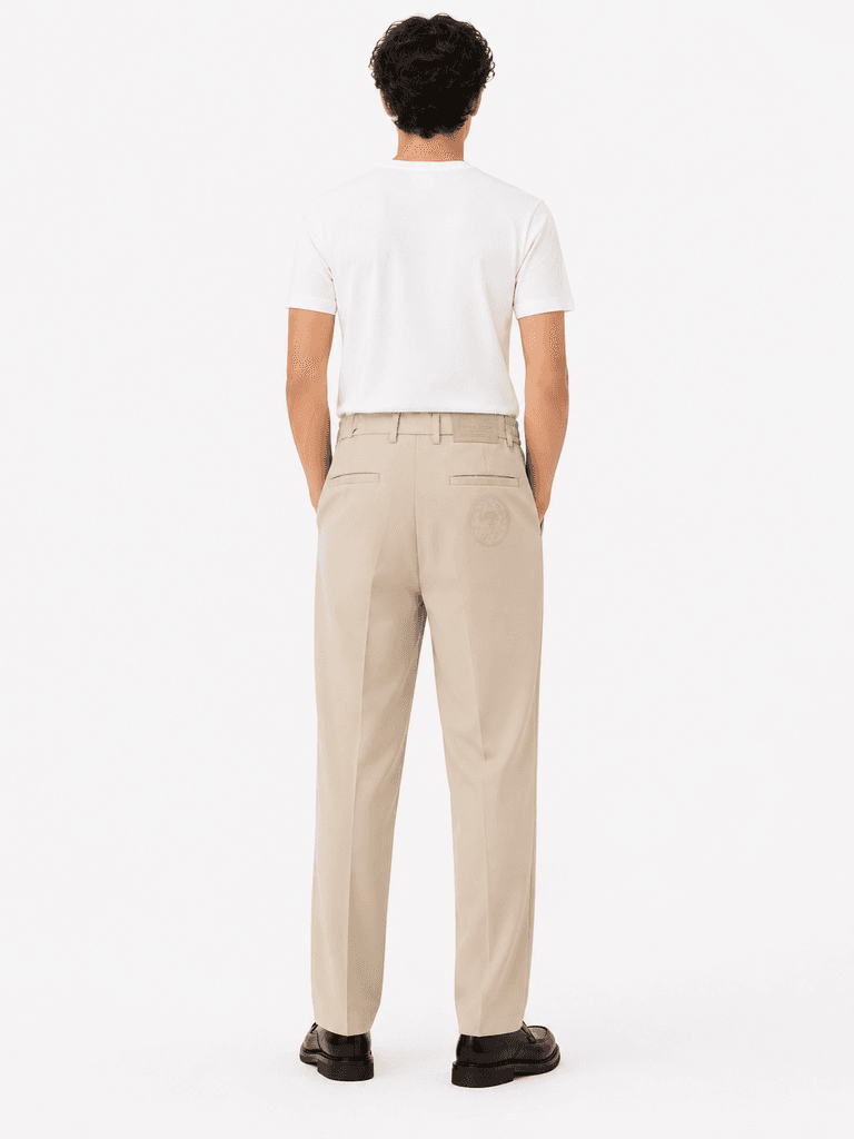 STEFANO RICCI Premium Men's Formal Trousers - Beige (Size 30) 4