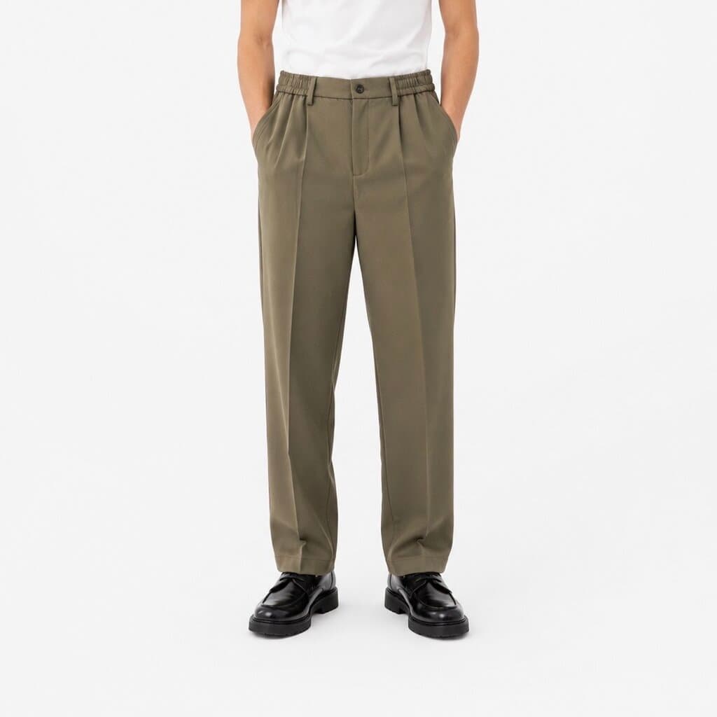 STEFANO RICCI Premium Men's Formal Trousers - Brown (Size 30) 1