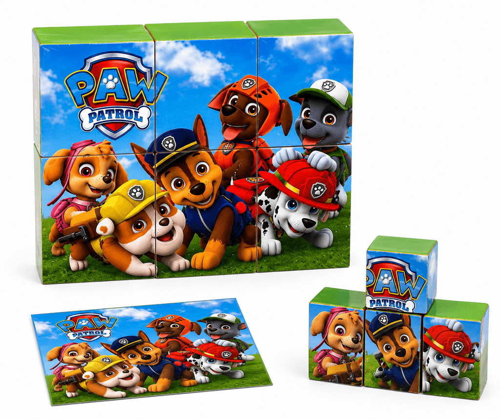 Amanda Paw Patrol Cube Puzzle - Educational 3D Brain Teaser for Kids 1