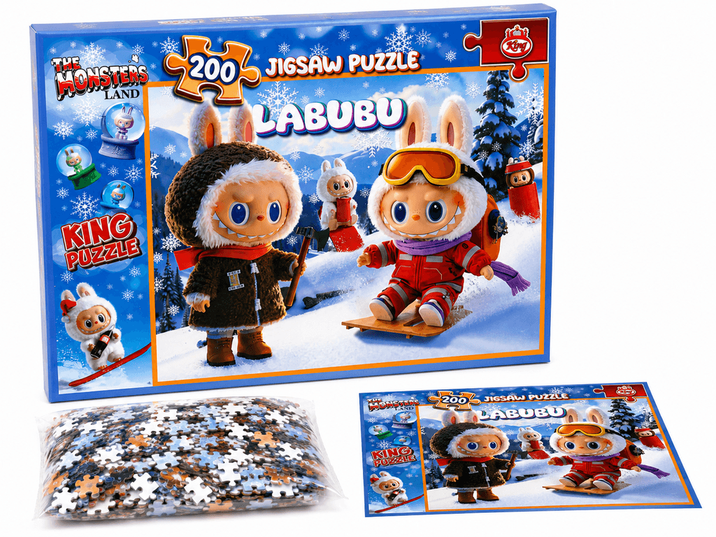 Premium Monsters Land Jigsaw Puzzle - 200 Pieces of  Fantasy Fun 1