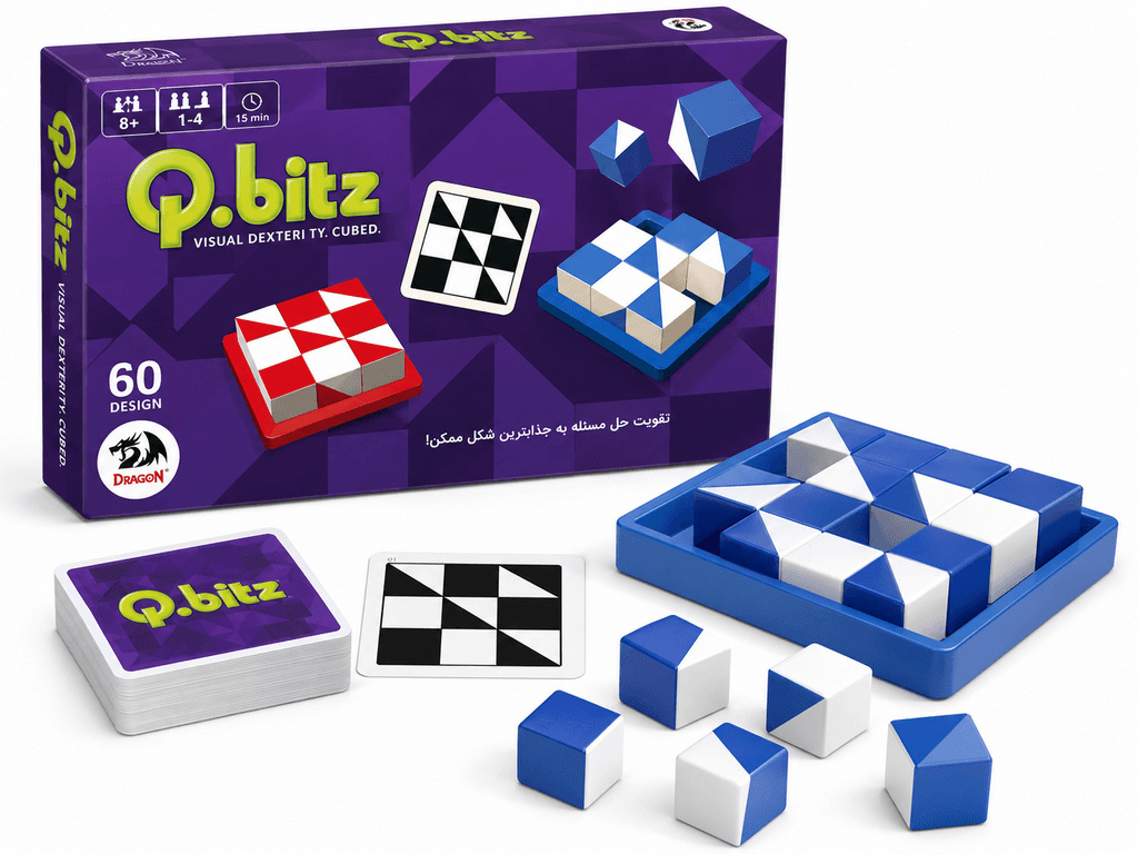 MindWare Q.bitz - Fast-Paced Visual-Spatial Puzzle Game for Ages 8+ 1