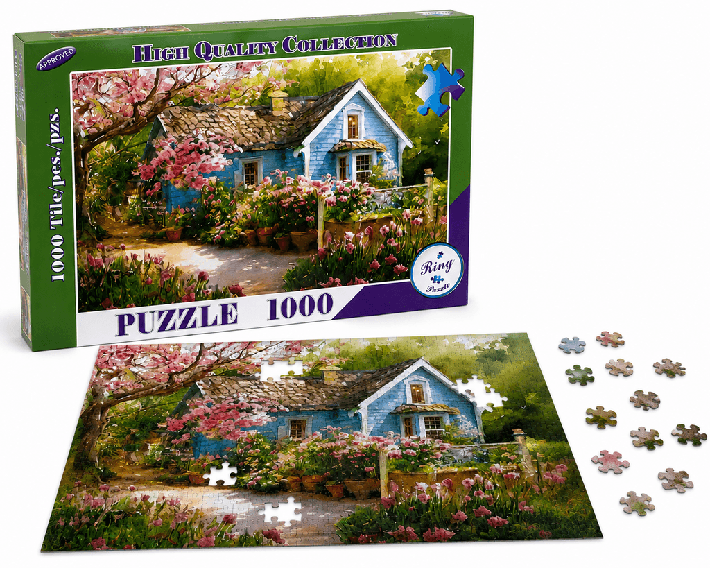 Premium 1000-Piece Jigsaw Puzzle Collection - High Definition Artistry 1
