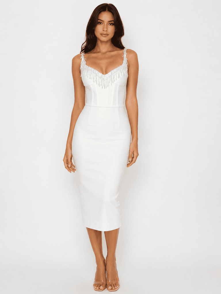 white corset dress 1