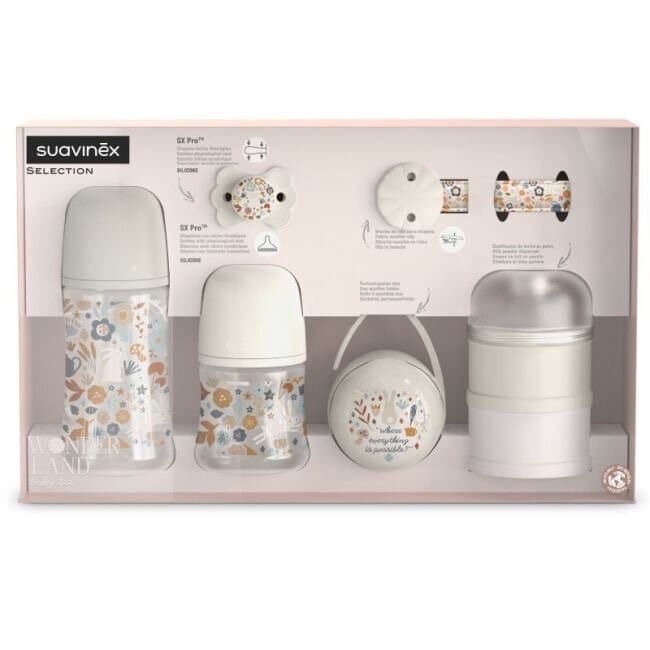 Suavinex Wonderland Welcome Set - Newborn Feeding Kit with SX Pro Teats, Beige 2