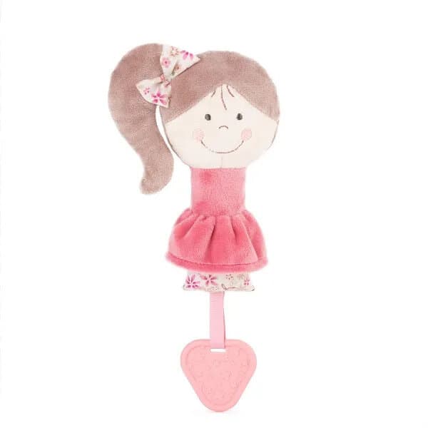 Original Rosy Baby Holder - 27cm Pink Textile Doll Carrier 1