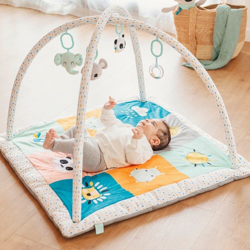 Cucu Baby Activity Gym & Sensory Play Mat with Detachable Toys - White 3