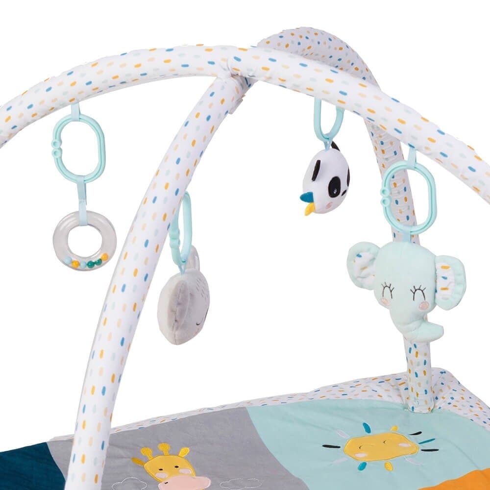 Cucu Baby Activity Gym & Sensory Play Mat with Detachable Toys - White 4