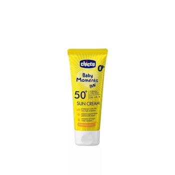 کریم الحمایة من الشمس Chicco Baby Moments SPF ٥٠+ للرضع - ٧٥ مل مقاوم للماء (أخرى)