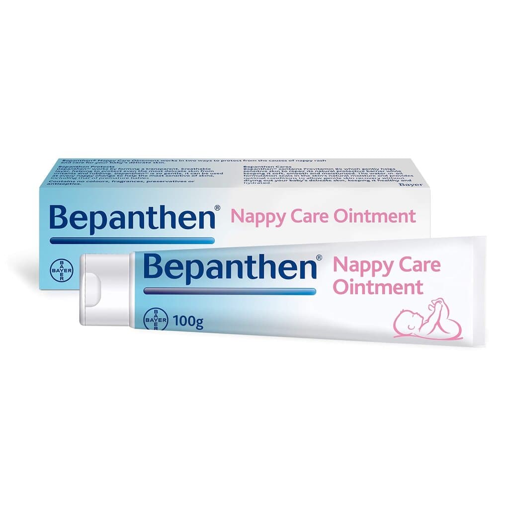 Bepanthen Nappy Care Ointment 100g - Protective Barrier Cream for Baby Skin Recovery (Other) 1