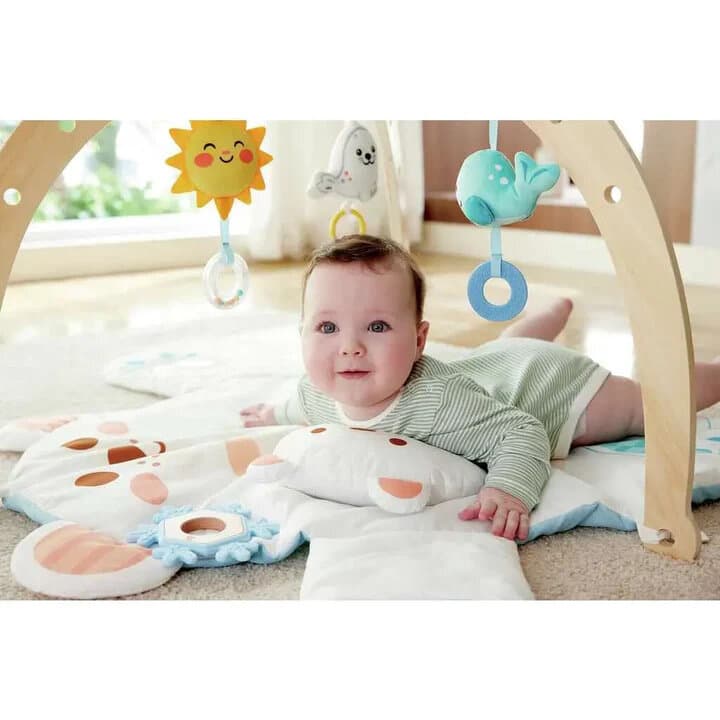 Hape Snuggle Bear Activity Gym - White 2