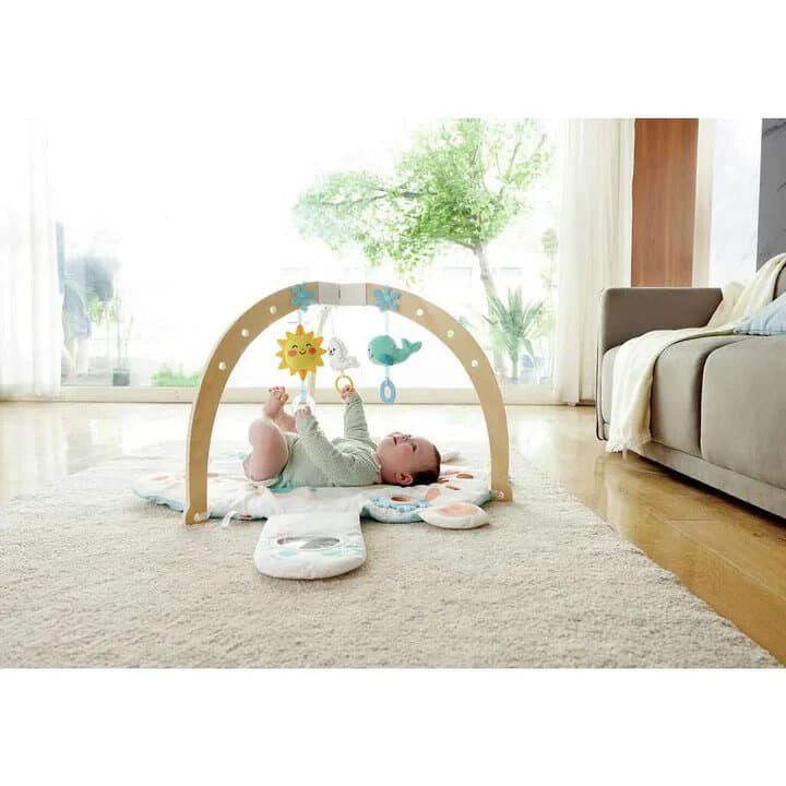 Hape Snuggle Bear Activity Gym - White 5