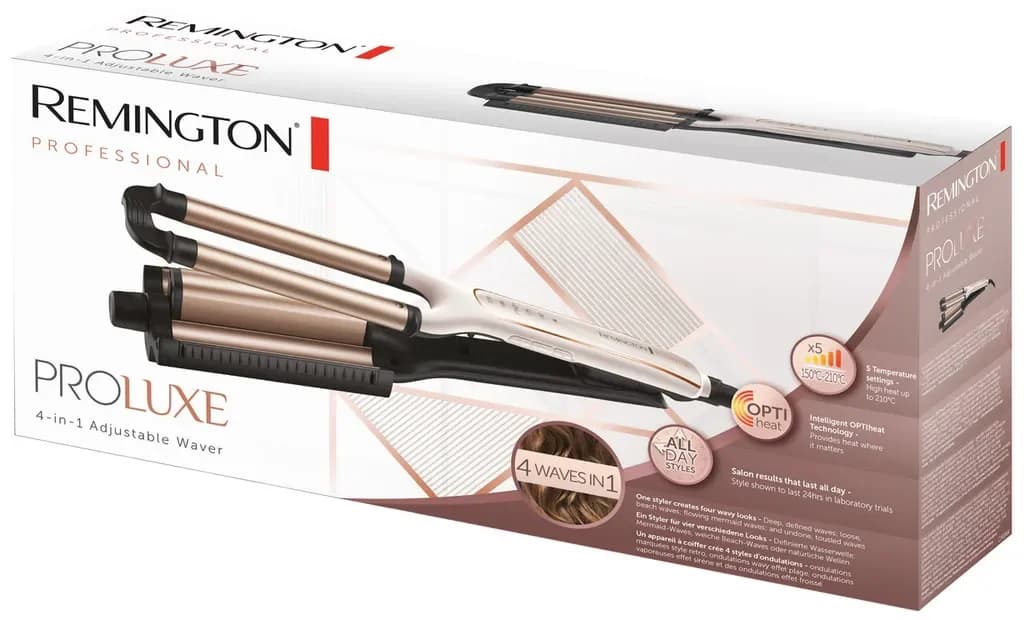 REMINGTON PROluxe 4-in-1 Adjustable Hair Waver 2