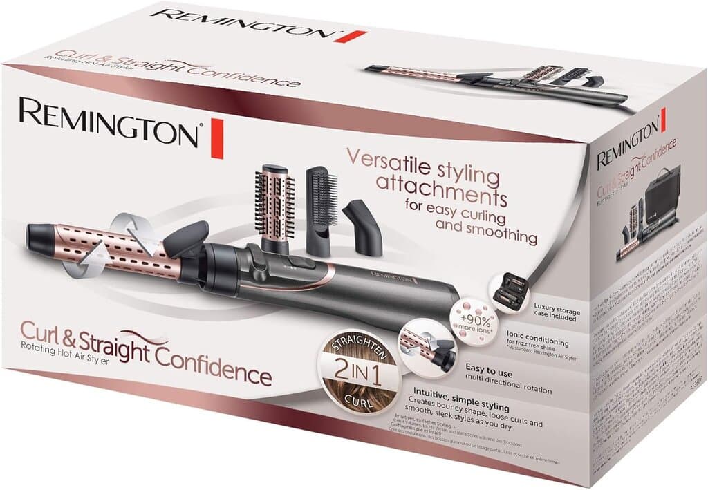 REMINGTON Curl & Straight Confidence Rotating Hot Air Styler 2