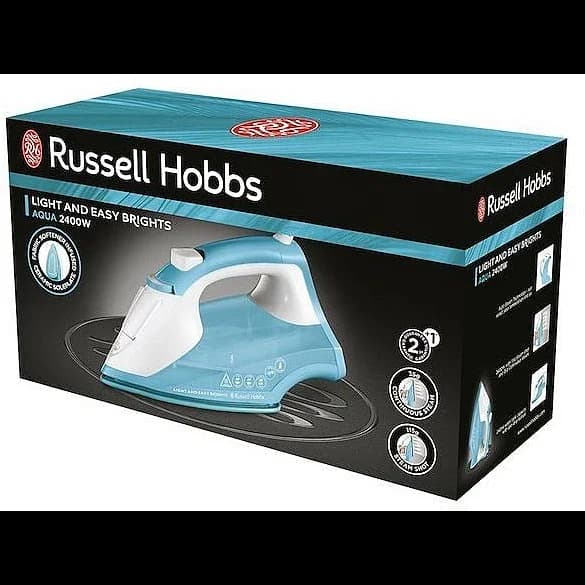 Russell Hobbs Light & Easy Brights Iron - Aqua 2