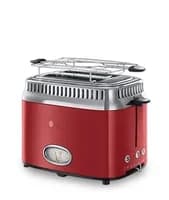 Russell Hobbs Retro 2-Slice Toaster - Ribbon Red 1
