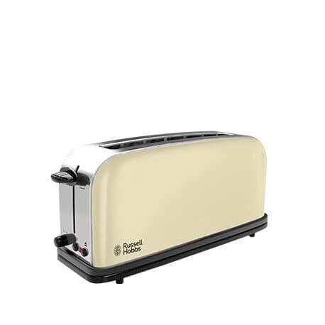 Russell Hobbs Colours Plus Long-Slot Toaster - Cream 1