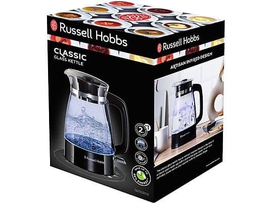 Russell Hobbs Classic Cordless Glass Kettle (1.7L) 4
