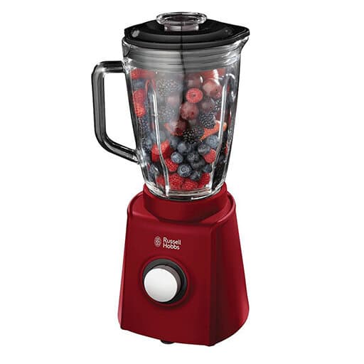 Russell Hobbs Desire Red Glass Jug Blender (1.5L) 1