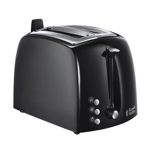 Russell Hobbs Textures Plus+ 2-Slice Toaster - Black 1