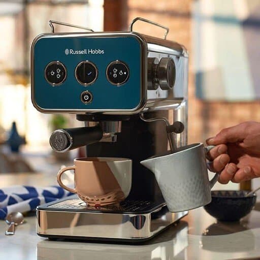 Russell Hobbs Distinctions Espresso Machine - Ocean 4