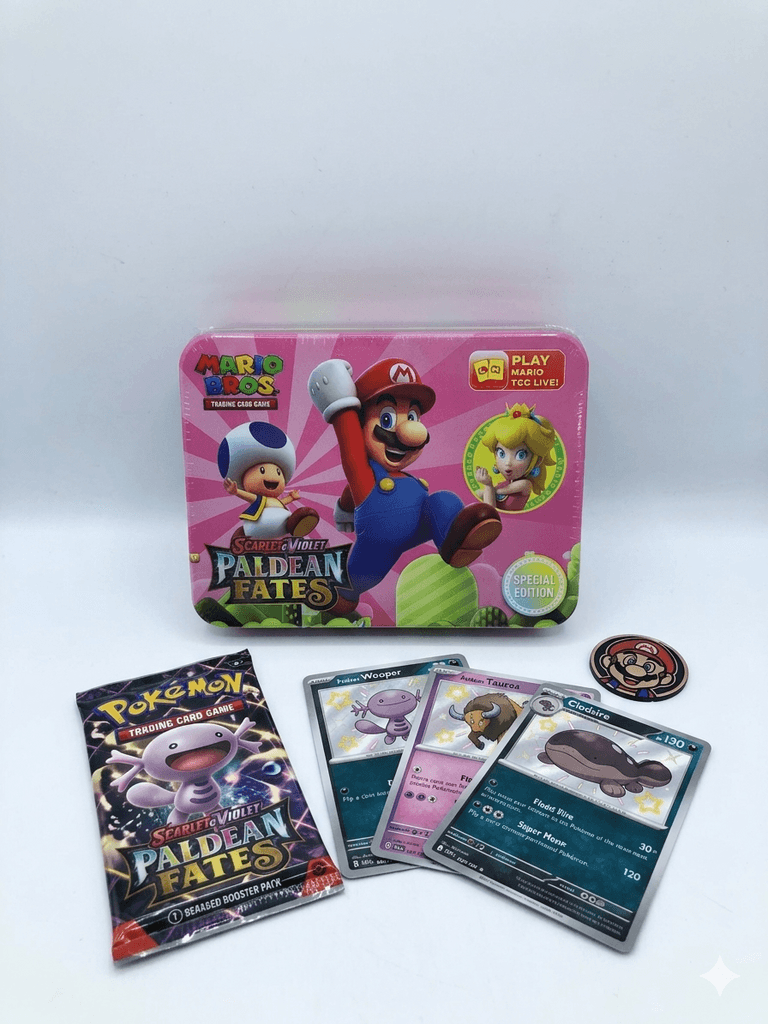 Paldean Fates Scarlet & Violet TCG Special Edition Mario Bros Collector Set - Other 1