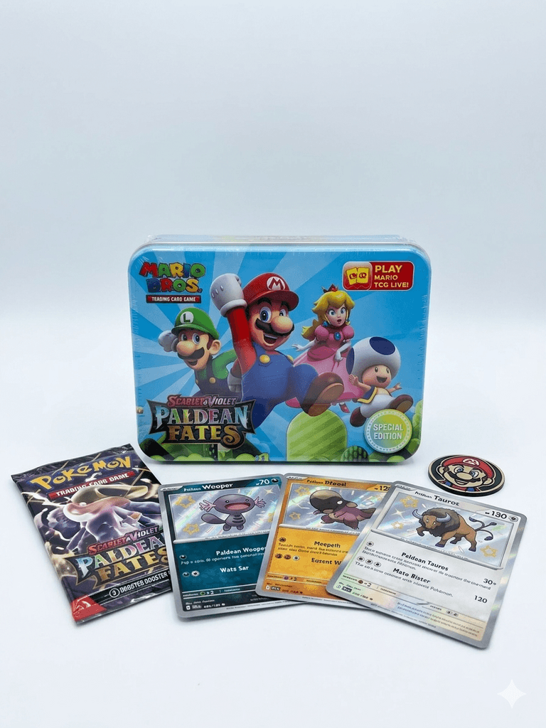 Pokémon TCG Scarlet & Violet Paldean Fates Special Edition Mario Bros Crossover Set - Other
