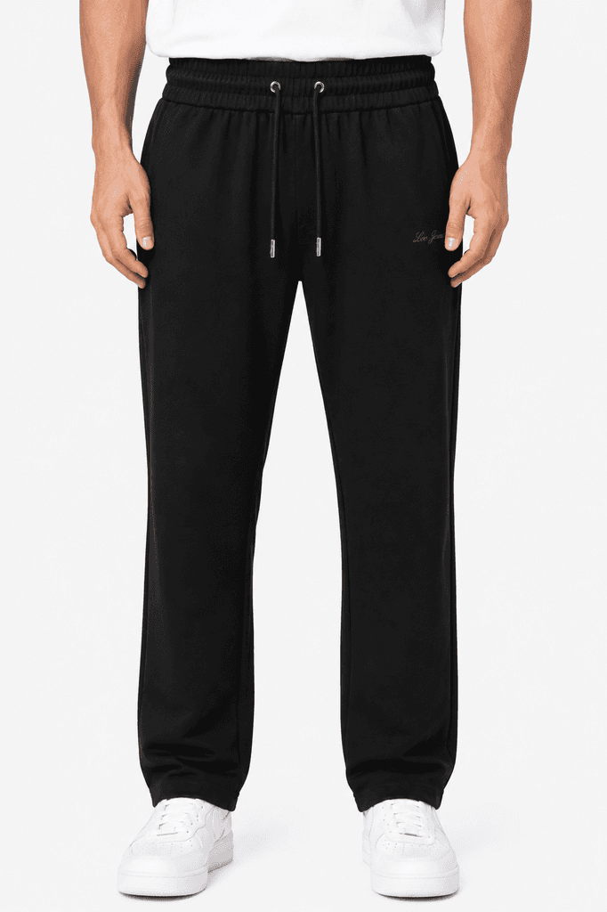 Premium Loro Piana Men's Cotton Tracksuit - Black (Size 36) 1