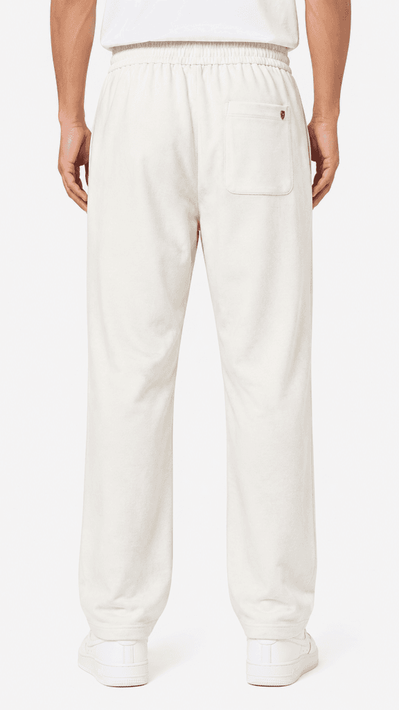 Loro Piana Master Quality Men's Crinkle Tracksuit - Off White / Size 36 2