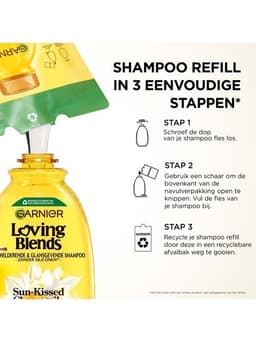 شامپۆی Garnier Ultra Doux بە گوڵی بابونە و هەنگوینی گوڵ - دووبارە پڕکردنەوە - ٢٥٠ مل — photo 2