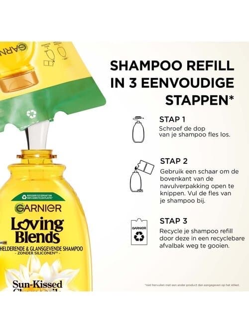 شامپۆی Garnier Ultra Doux بە گوڵی بابونە و هەنگوینی گوڵ - دووبارە پڕکردنەوە - ٢٥٠ مل — photo 2